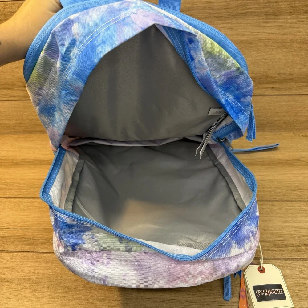 Jansport BIG STUDENT Laptop / Tablet Backpack - 34L XL - Mystical Swirl Blue